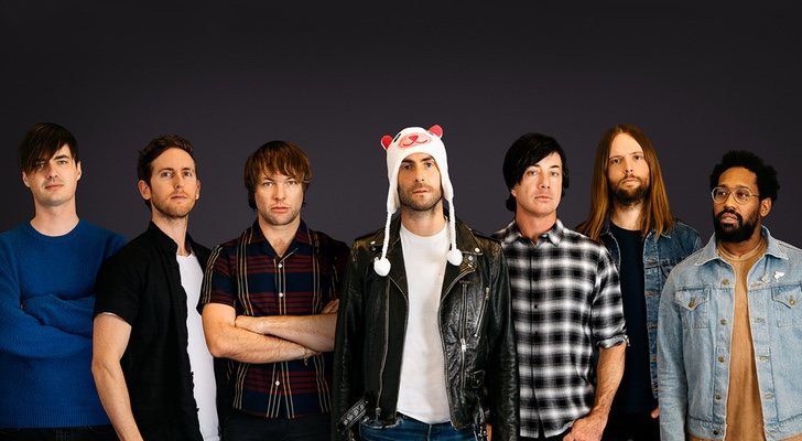Integrantes de la banda Maroon 5