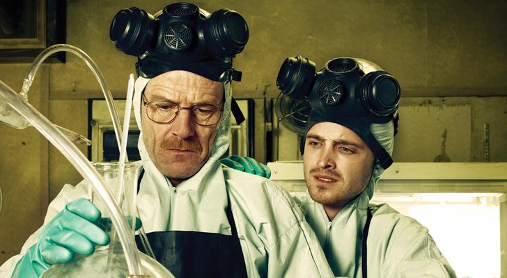 Bryan Cranston y Aaron Paul como Walter White y Jesse Pinkman, de 'Breaking Bad'