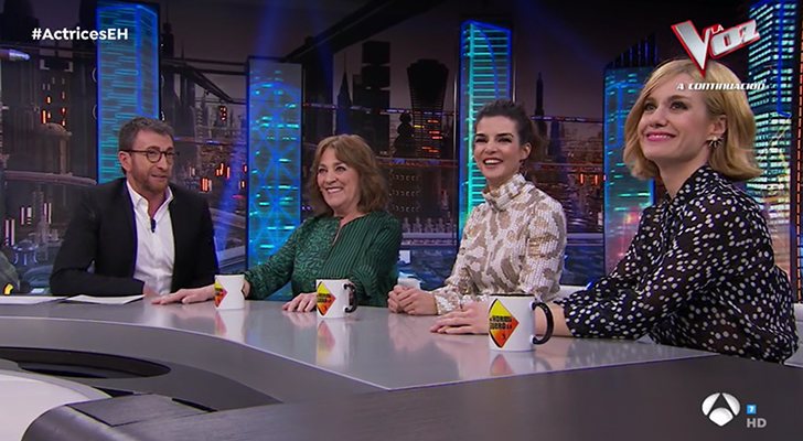 Carmen Maura, Clara Lago y Alexandra Jiménez en 'El hormiguero'