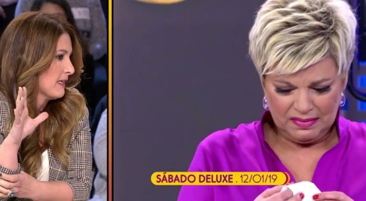 Laura Fa y Terelu Campos en 'Sálvame'