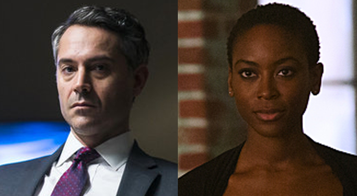 Omar Metwally y Tracy Ifeachor