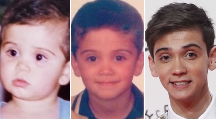 Dave ('OT 2018') de niño y en la actualidad