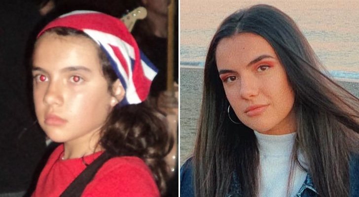 Marta ('OT 2018') de niña y en la actualidad