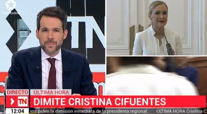 Javier Gómez en 'Telenoticias 2'