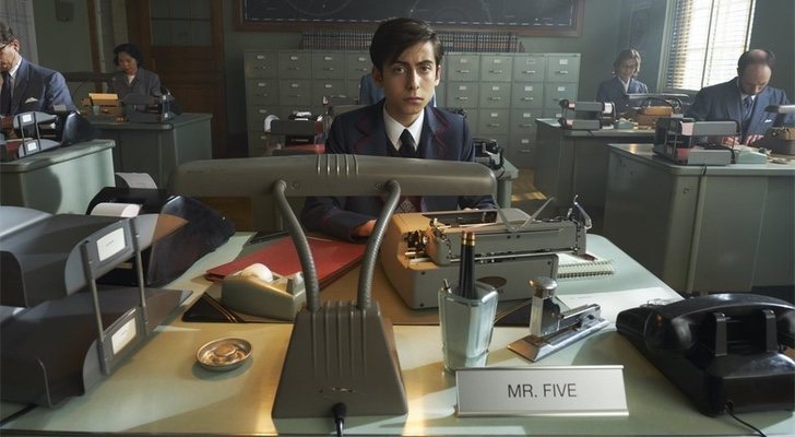 El despacho de Número Cinco, encarnado por Aidan Gallagher en 'The Umbrella Academy'