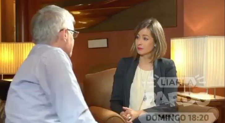 Fotograma de la entrevista con el maquinista