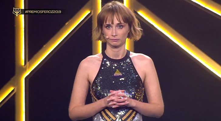 Ingrid García Jonsson en los Premios Feroz 2019