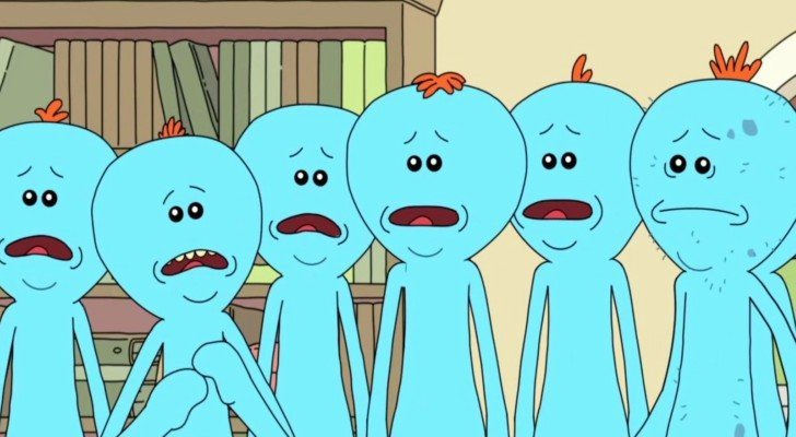 Meeseeks en 'Rick y Morty'