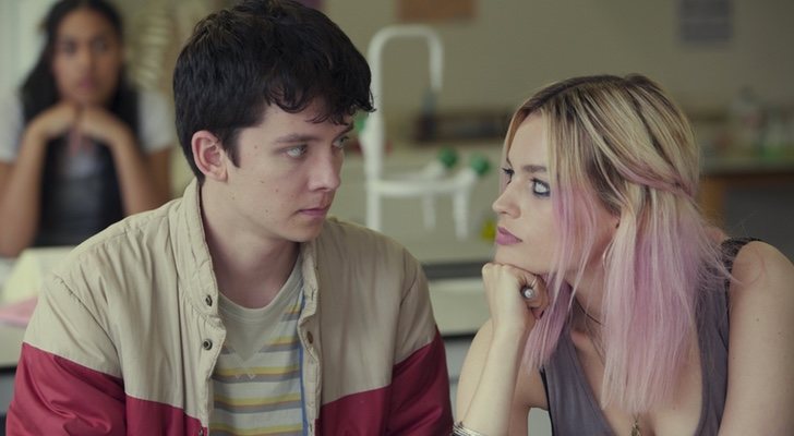 Asa Butterfield y Emma Mackey &#39;Sex education&#39;, una serie original de Netflix