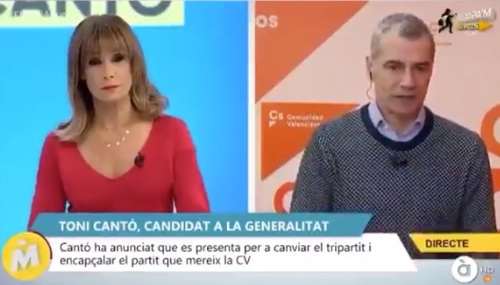 Toni Cantó en 'El matí À Punt'