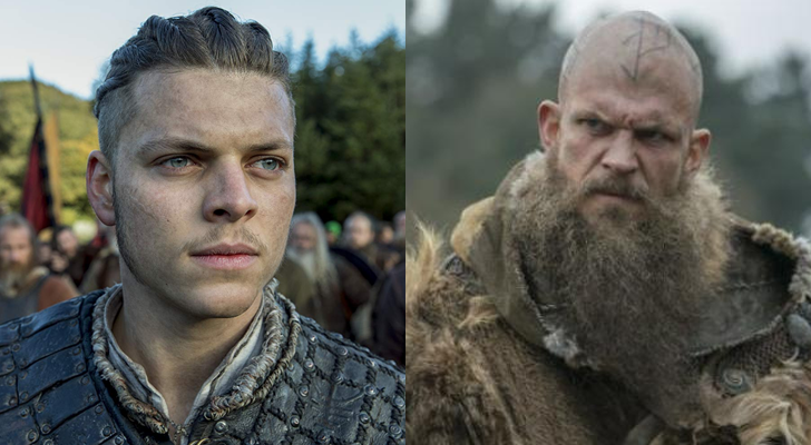 Ivar (Alex Høgh Andersen) y Floki (Gustaf Skarsgard) en 'Vikings'