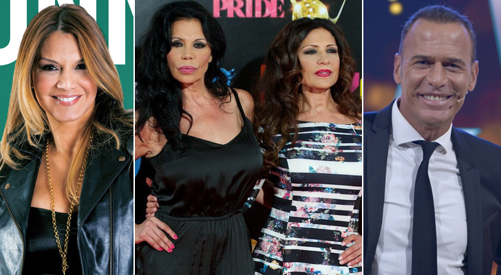 Ivonne Reyes, Azúcar Moreno y Carlos Lozano