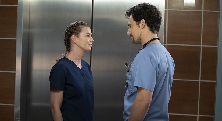 Meredih y DeLuca en 'Anatomía de Grey'