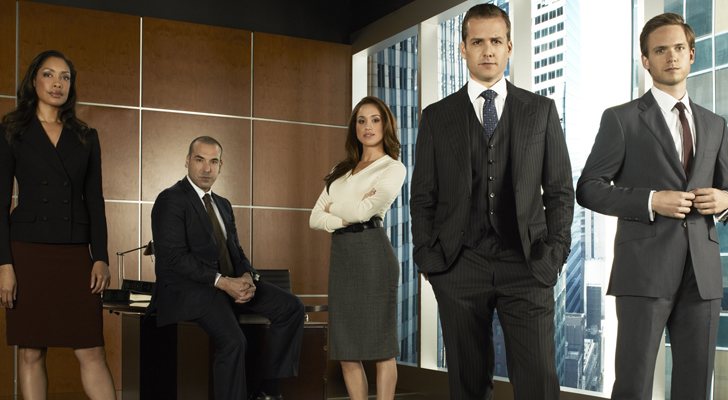 Parte del reparto de 'Suits'