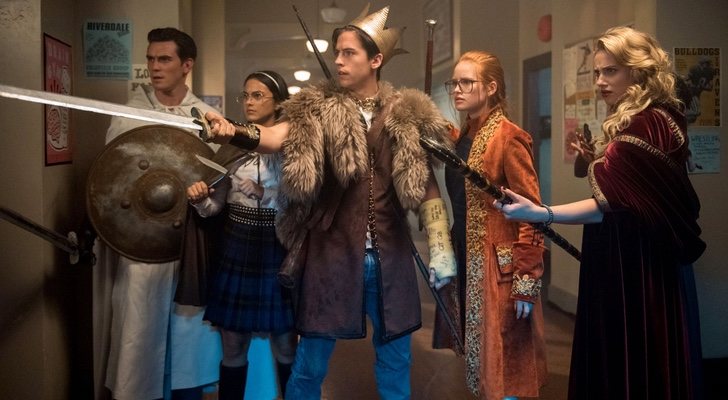 Los protagonistas de 'Riverdale' en el episodio "The Midnight Club"