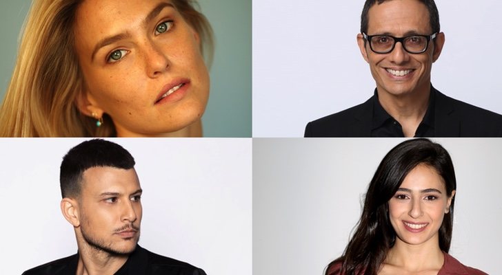 Bar Refaeli, Eraz Tal, Lucy Ayoub y Assi Azar