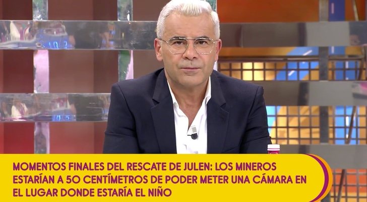 Jorge Javier Vázquez en la cobertura del caso Julen en 'Sálvame'