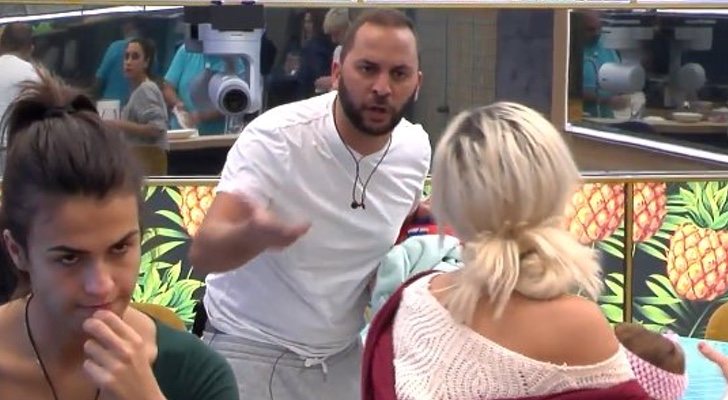 Antonio Tejado peleando con Ylenia en 'GH Dúo'