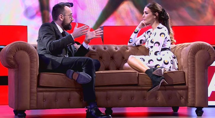 Paula Echevarría junto a Risto Mejide