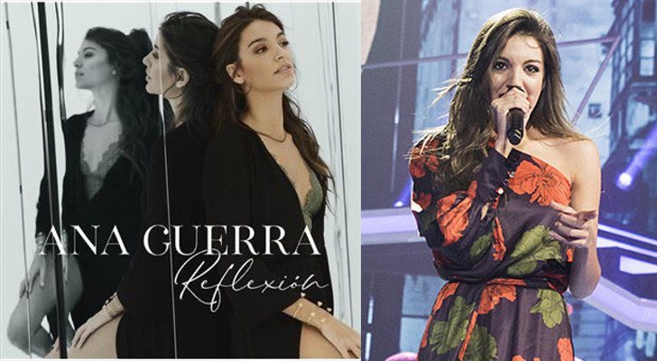 A la izquierda, el disco de Ana Guerra. A la derecha, en 'OT 2017'