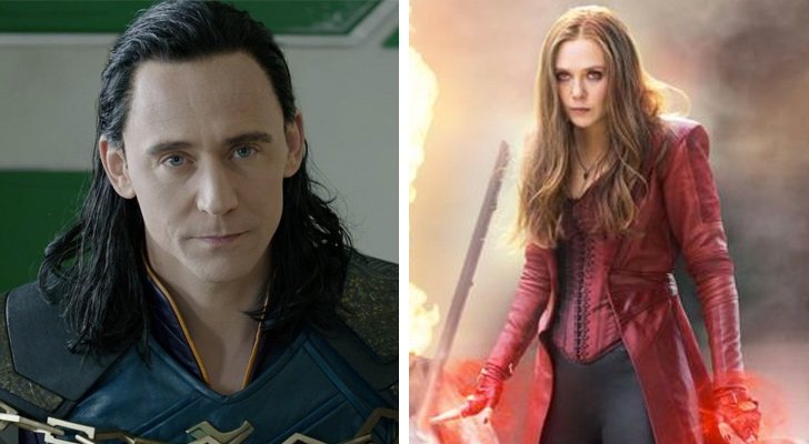 Tom Hiddleston interpreta a Loki, y Elizabeth Olsen a Bruja Escarlata