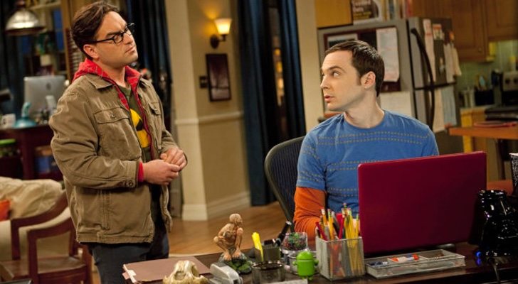 Johnny Galecki y Jim Parsons como Leonard y Sheldon de 'The Big Bang Theory'