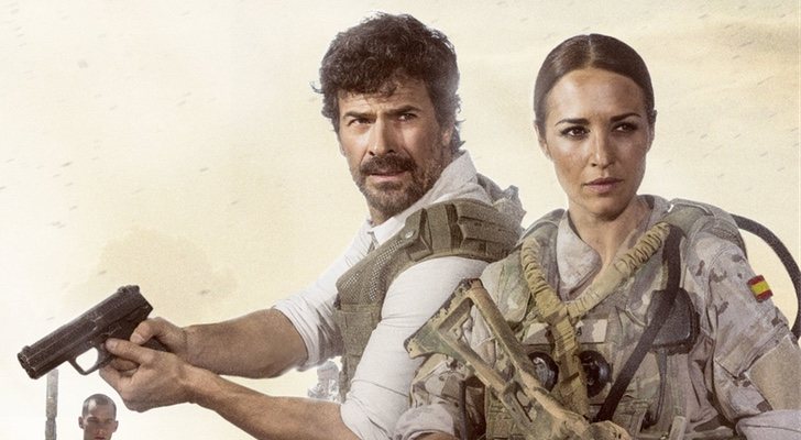Rodolfo Sancho y Paula Echevarría, en 'Los nuestros 2'