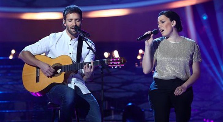 María Villalón confiesa que cantar con Pablo Alborán en 'TCMS 7' es lo mejor que le ha pasado en su carrera