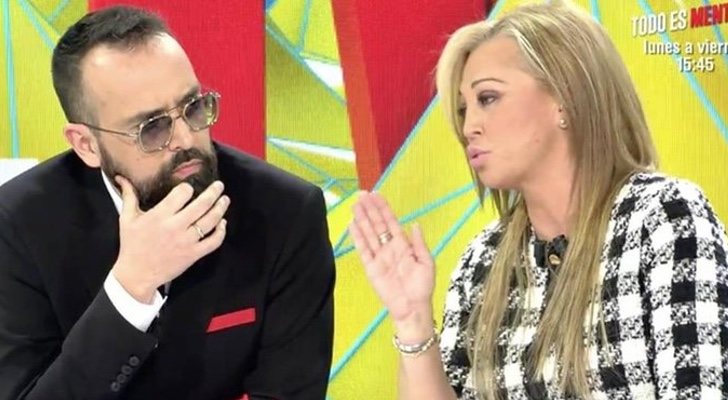 Risto Mejide y Belén Esteban en 'Todo es mentira'