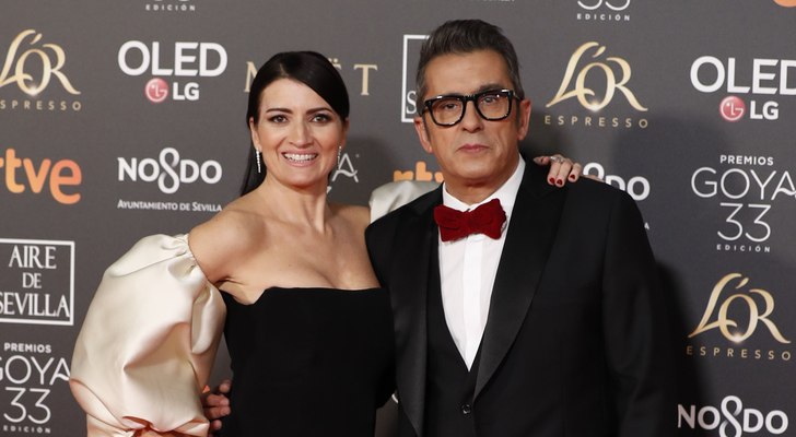 Silvia Abril y Andreu Buenafuente en la alfombra roja de los Premios Goya 2019