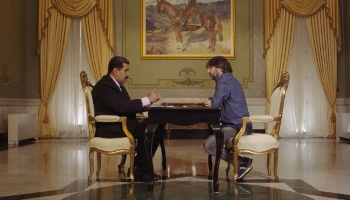 Nicolás Maduro y Jordi Évole en el Palacio de Miraflores