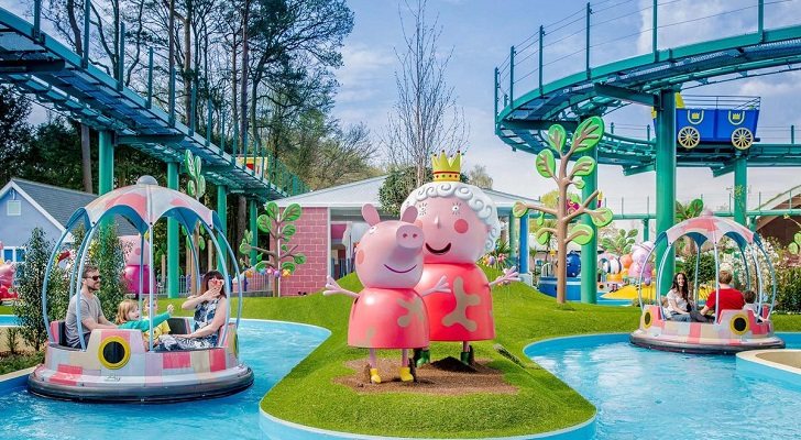 Una de las atracciones del parque temático de Peppa Pig en Reino Unido