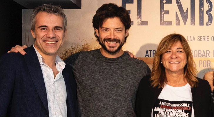 Domingo Corral, Álvaro Morte y Sonia Martínez