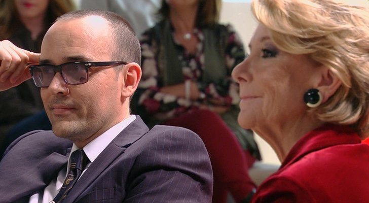 Risto Mejide y Esperanza Aguirre en &#39;Chester&#39;
