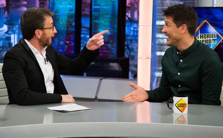 Jaime Cantizano junto a Pablo Motos en &#39;El Hormiguero&#39;