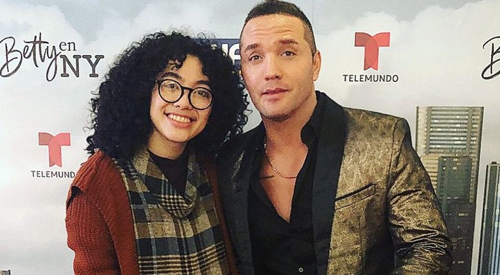 Sonny Monreal junto a Elyfer Torres, protagonista de &#39;Betty en NY&#39;