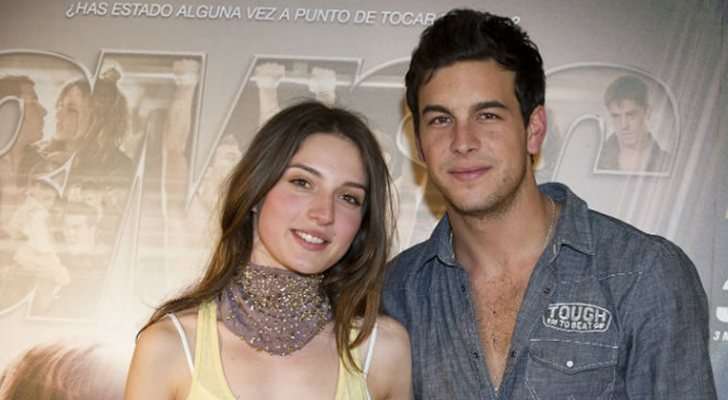 María Valverde y Mario Casas en la presentación de la película "3MSC"