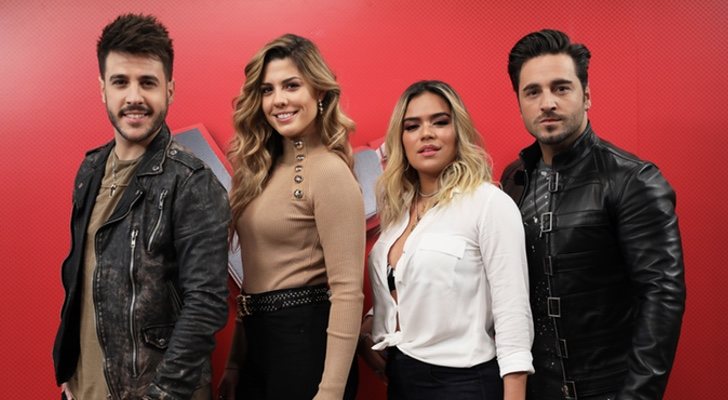 David Bustamante, Miriam Rodríguez, Karol G y Antonio José, asesores de &#39;La Voz&#39;