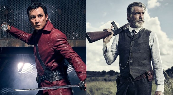 Daniel Wu y Pierce Brosnan en 'Into the Badlands' y 'The Son'