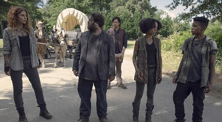 Magna, Luke, Connie y Kelly en 'The Walking Dead'