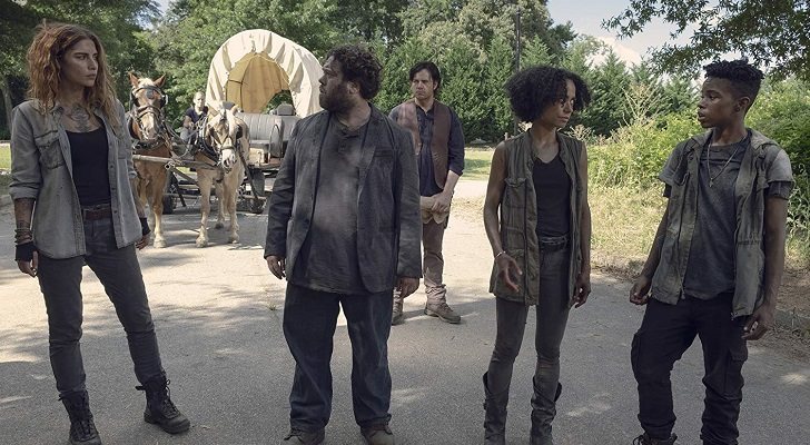 Magna, Luke, Connie y Kelly en &#39;The Walking Dead&#39;