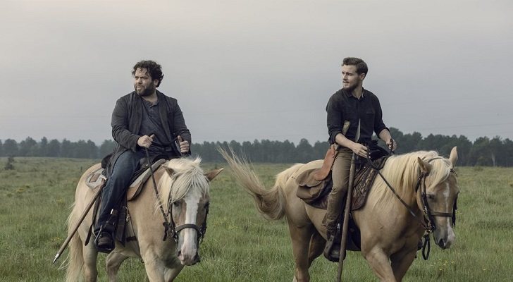 Luke y Alden en 'The Walking Dead'