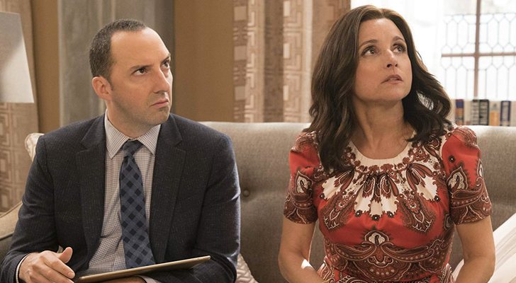 Tony Hale y Julia Louis-Dreyfus en 'Veep'