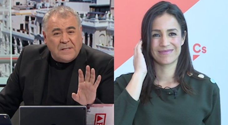 Antonio García Ferreras y Begoña Villacís en 'Al rojo vivo'