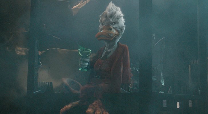 Howard el pato en la película &#39;Guardianes de la galaxia&#39;