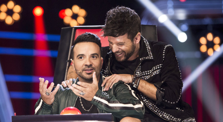 Luis Fonsi y Pablo López en &#39;La Voz&#39;