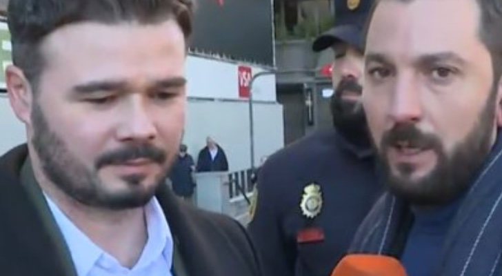 Gabriel Rufián en, 'Espejo público'
