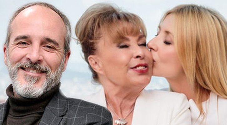 Fernando Guillén Cuervo junto a su madre, Gemma Cuervo, y su hermana Cayetana