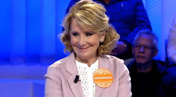 Esperanza Aguirre como concursante en 'Pasapalabra'