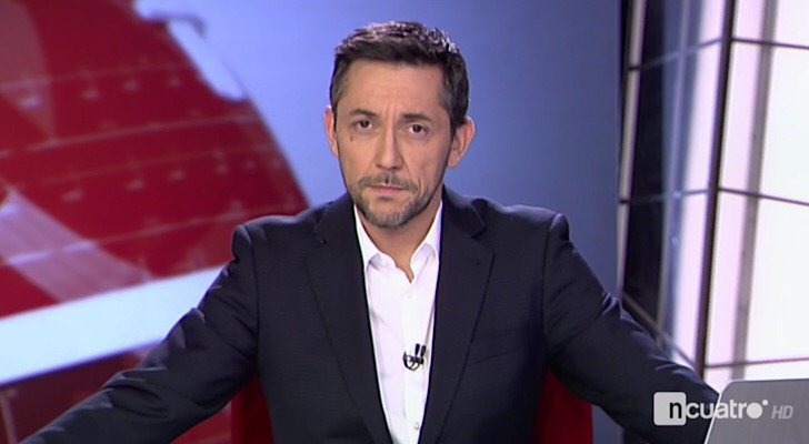 Javier Ruiz en el último programa de 'Noticias Cuatro'